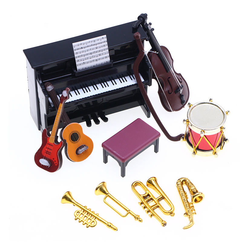 Musical Instrument Project - 1:12 casa de bonecas em miniatura