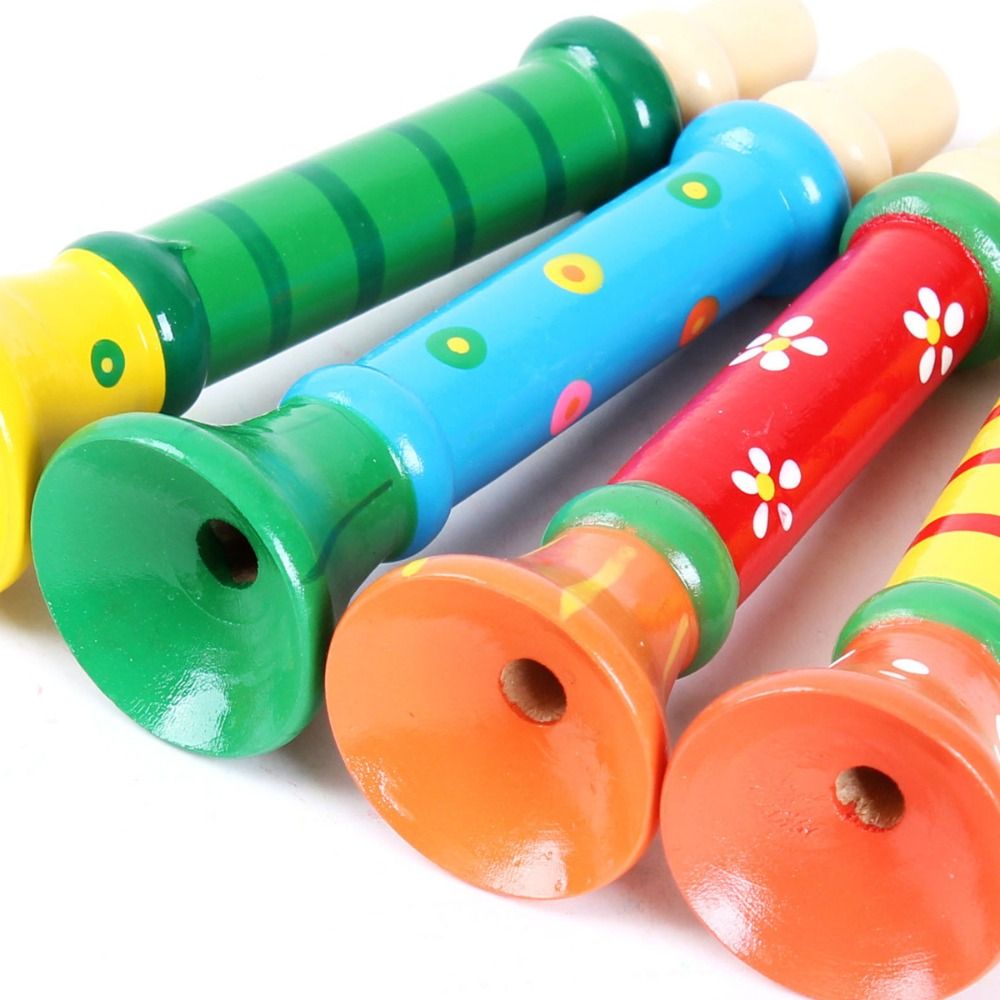 Musical Instrument Trombone - Brinquedo Educacional Montessori de Madeira: Trompete