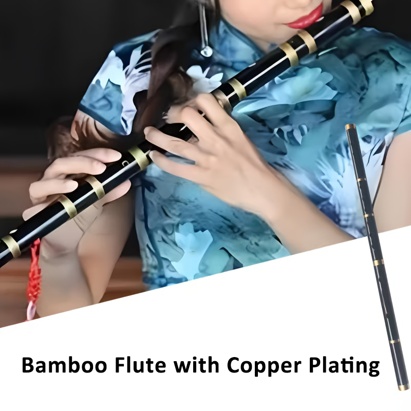 Musical Instrument Trombone - Flauta de bambu com 6 furos