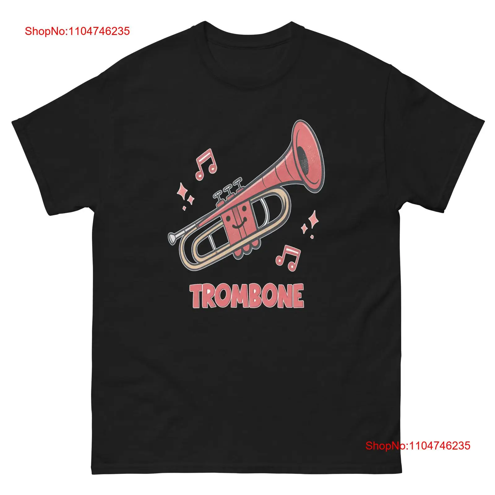 Musical Instrument Trombone - Trombone instrumento musical ilustração t camisa