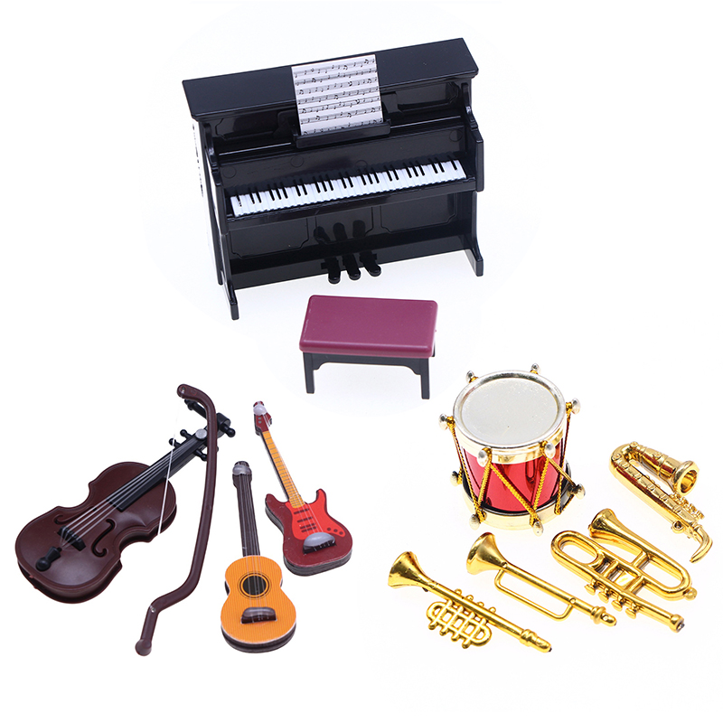 1:12 casa de bonecas em miniat - Musical Instrument Project avaliação e preço
