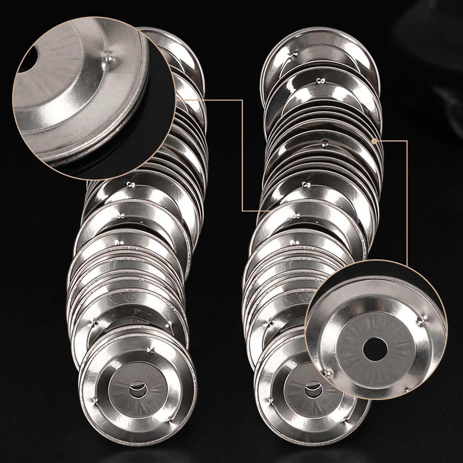 50 Peças de Sinos de Aço para  - Musical Instrument Repair avaliação e preço