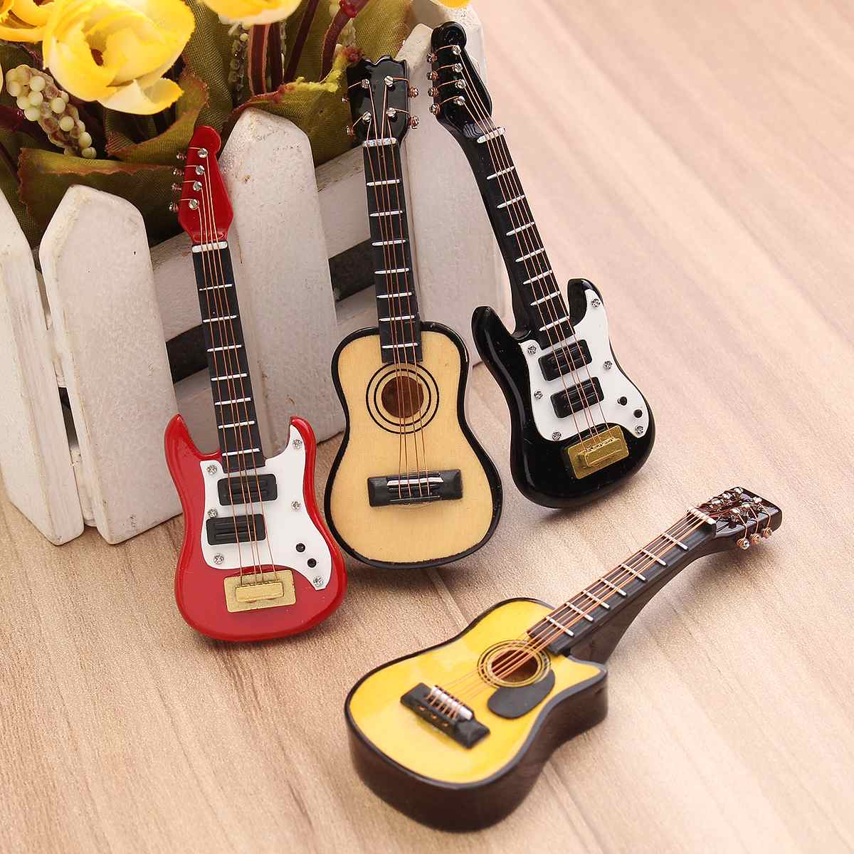 4 pçs kiwarm moda 1/12 escala  - Musical Instrument Craft avaliação e preço