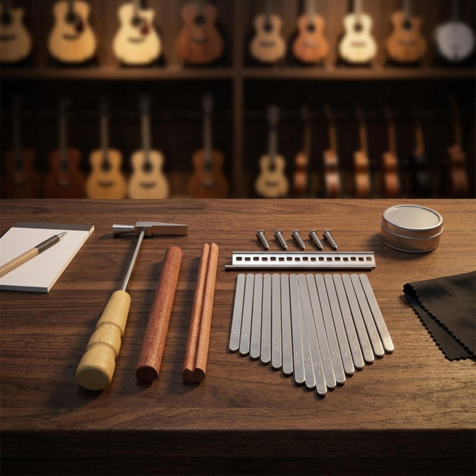 Piano de Polegar Kalimba DIY 1 - Musical Instrument Repair avaliação e preço