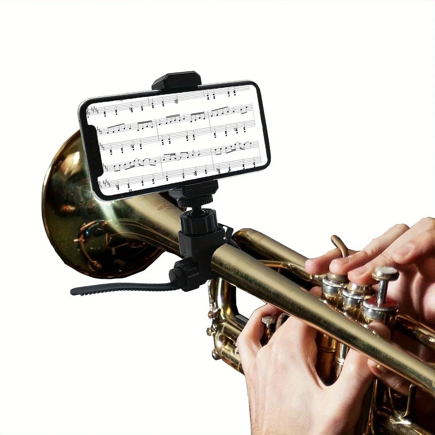 Suporte de Telefone com Clipe  - Musical Instrument Trombone avaliação e preço