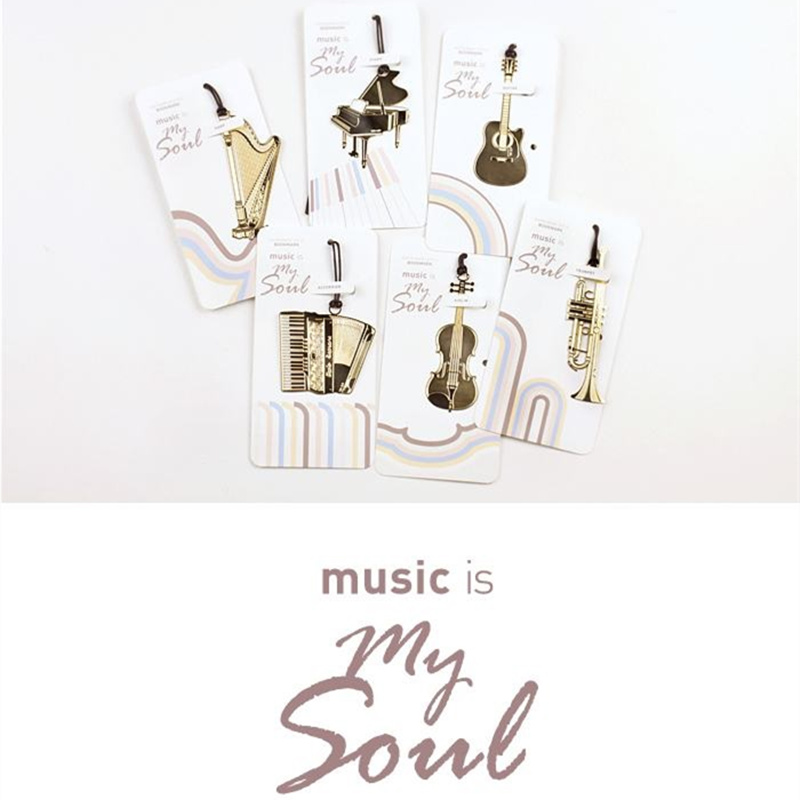 Marcador de livros, 6 peças, m - Musical Instrument Veena avaliação e preço